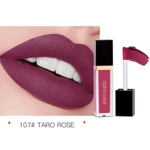 Beauty Glazed Matte Liquid Lipstick - Taro Rose 107